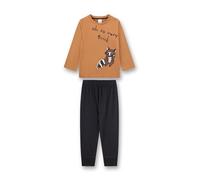 Sanetta 233615 Set di Pigiama, Marrone, 116 Bambini e Ragazzi