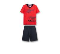 Sanetta 233712 Set di Pigiama, Colore: Rosso, 140 Bambini e Ragazzi