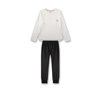 Sanetta 245614, Pigiama Lungo Bambina, White Pebble,
