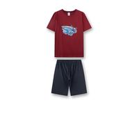 Sanetta 246148 Set di Pigiama, Colore: Rosso, 140 Bambini e Ragazzi