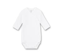 Sanetta 302300 - Body Basic a maniche lunghe in cotone organico, Bianco , 50