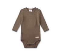 Sanetta - Kid's Wool Body L/S - Intimo lana merinos 80/86 marrone