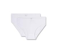 Sanetta 344836 Mutande, Bianco, 128 (Pacco da 2) Bambina