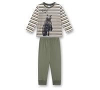 Sanetta - Boy's Cotton Pyjama 1/1 Set - Intimo 128 grigio