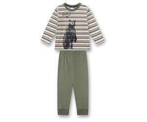 Sanetta - Boy's Cotton Pyjama 1/1 Set - Intimo 92 grigio