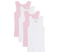 Sanetta Canottiera Ragazze,4er Pacco - Maglia Senza Maniche Top Cotone