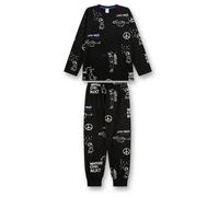 Sanetta - Kid's Pyjama Long AOP 245916 - Pigiama 164 nero