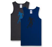 Sanetta Maglietta intima blu / blu scuro / grigio scuro / nero Bambini Sanetta 116