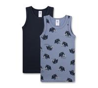 Sanetta Maglietta intima crema / blu notte / blu colomba Bambini Sanetta 80