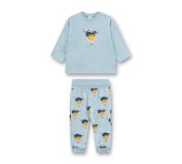 Sanetta Pigiama 'Büffel' beige chiaro / blu chiaro / arancione scuro Bambini Sanetta 98
