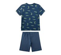 Sanetta Pigiama Corto Per Bambini, Coccodrillo, Jersey Singolo Blu...