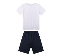 Sanetta Pigiama da ragazzo 2 pezzi T-shirt e shorts nero/bianco Taglia 176