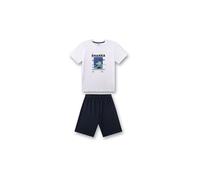Sanetta Pigiama da ragazzo 2 pezzi T-shirt e shorts nero/bianco Taglia 176