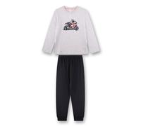 Sanetta Pigiama grigio chiaro / arancione / nero Bambini Sanetta 164
