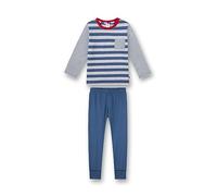 Sanetta Pigiama Lungo Blu Set di Pigiama Bambini e Ragazzi (Pacco da 1)