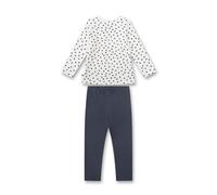 Sanetta Pigiama Ragazza a Manica Lunga Kids Cuori Single Jersey in Cotone