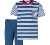 Sanetta Pigiama zappiro / grigio sfumato / rosso Bambini Sanetta 104