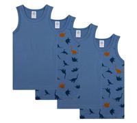 Sanetta Ragazzi Canottiera, 4er Pacco - Bambini, Maglia, senza Maniche, Cotone,