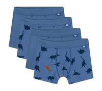 Sanetta Ragazzi Pantaloncini,4er Pacco - Bambini,Mutande,Cotone Stretch,Dino.