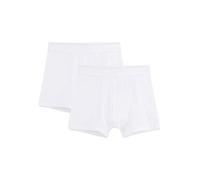 Sanetta Ragazzi Pantaloncini in Pacco Doppio in Cotone Organico - Made in Europe - Bianco (10), 104