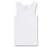 Sanetta Ragazzi Vest Camicia Senza Maniche Canotta di Base - Bianco