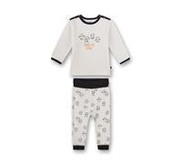 Sanetta Schlafanzug Lang Beige Pigiamino per Bambino e Neonato, White Pebble, 24 Mesi (Pacco da 2) Bimbo