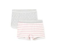 Sanetta Shorts im Doppelpack Grau Mutande da Uomo, Grigio Chiaro Melange, 140 cm Bambina