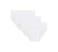 Sanetta Slip da ragazzo in confezione da 3 in cotone biologico, made in Europe, Bianco (10), 140 cm