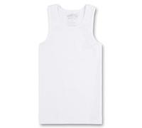 Sanetta Unterhemd Weiß Canottiera, White, 188 Bambino