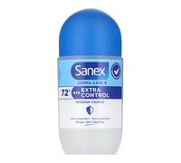 Sanex - Deodorante roll-on da donna "Derma Care+ Extra Control", 72 ore, 53 ml