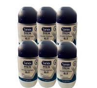 Sanex Men Active Control, deodorante uomo, roll-on, confezione da 6 pezzi x 50 ml