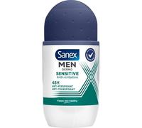 Sanex Men Dermo Sensitive Deo Roller, 6 x 50 ml