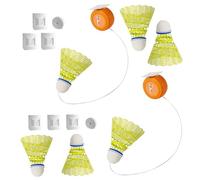 Sanfiyya Badminton Strumento di Self Training, 3pcs Dispositivo per Allenatore Regolabile Badminton, Allenatore Regolabile con Cavi Elastici per Bambini per Adulti (Stile 1)