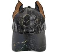 Sanfly Cappello Baseball con Orecchie Cane Gotico, retrò, Punk, Rivetto, Orecchie Lunghe, Berretto Baseball in Pelle Pu Y2k, Berretto con Borchie, Orecchie di Animale, Snapback, per Donne E Uomini