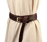 Sanfly Cintura Medievale in Pelle Cinghia in Cuoio Cinghia Cavaliere Pirata Rinascimentale Cintura Vintage Cinghia Gotica Cavaliere Inquieto Costume Cosplay