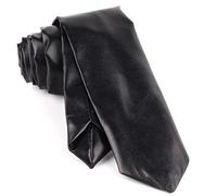 Sanfly Cravatte Uomo Alla Moda Cravatte in Pelle Pu Cravatta Uomo Solida Alla Moda Per Cravatte Casual Uomo D'affari Matrimonio