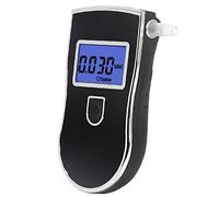 Sanfly Etilometro, Etilometro Professionale con Retroilluminazione Schermo LCD Breathalityzer Portatile con 5 Bocchini per Uso Personale E Professionale
