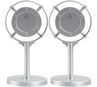 Sanfly Microfono Di Scena Stile Retrò Microfono in Plastica Vintage Finto Per Display, Modello Di Microfono Classico Collezione Per Oggetti Di Scena Fotografici Per Decorazioni Domestiche