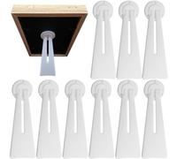 Sanfly Staffa del Telaio della Foto 10pcs/Set di Pisterili per Display a 360 Gradi di Supporto Rotante Gambe Cornici in Plastica