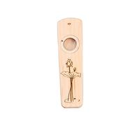 Sanfoelek - Kazoo in legno, strumento musicale ukulele, per adulti, principianti, feste interessanti, carnevale, spettacolo, kazoo, con pellicola sostituibile a 2 flauto