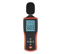 Sanfoelek - Misuratore di livello sonoro digitale con display LCD retroilluminato, misuratore SPL portatile con intervallo ponderato A/C da 30 dB a 130 dB con risposta rapida/lenta del rumore o