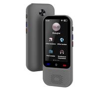 Sanfoelek - Traduttore di lingue portatile con 138 lingue traduzione vocale 16 traduzione offline interpretazione simultanea supporto vocale video testo/traduzione foto chat di gruppo