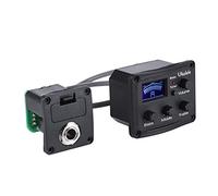 Sanfoelek Ukulele Ukulele Uke Piezo Pickup Preamp 3-Band EQ Equalizzatore Tuner System con Display LCD