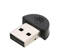 Sanfoelek USB 2.0 Mini microfono o adattatore driver per laptop desktop PC - Skype MSN VoIP software di riconoscimento vocale