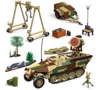 SANFUNET Kit di costruzione di carri armati militari, kit di carri armati militari per adulti, modello di un carro armato pesante da battaglia della seconda guerra mondiale - Sd.Kfz.251-1:28