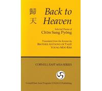 Sang Pyong Ch'on Back to Heaven (Tascabile) Cornell East Asia Series