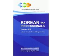 Sang Yee Cheon Korean for Professionals (Tascabile)