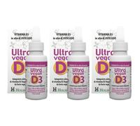 Sangalli Ultra Vegan D3 Gocce 3x8 ml Polvere per soluzione orale