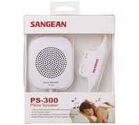 Sangean Altoparlante a cuscino PS-300 con controllo volume e amplificatore in linea (bianco)