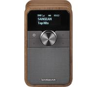 Sangean DDR-8 Portables DAB-Radio Echtholz-Geh?use Nussbaum Vintage | Radio DAB+/UKW-RDS/Bluetooth con alloggiamento in legno